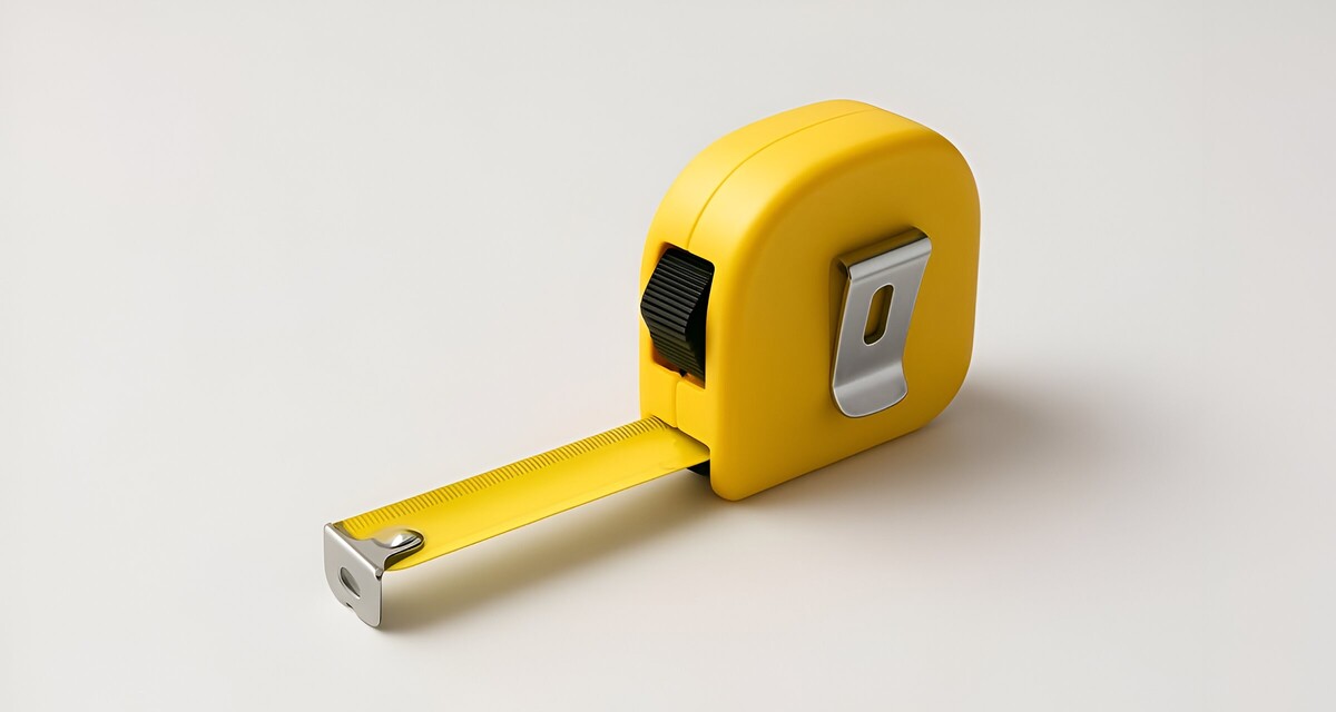 Retractable Tape Measure:  Timeless Utility Design